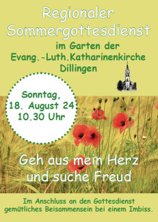 Regionaler Gottesdienst 18.08.2024