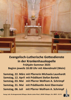 Gottesdienst im Krankenhaus