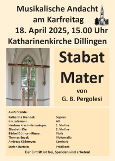 Konzert an Karfreitag 2025