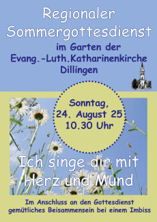 Regionaler Sommergottesdienst